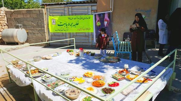 برگزاری جشنواره غذای سالم در دهستان حیدریه