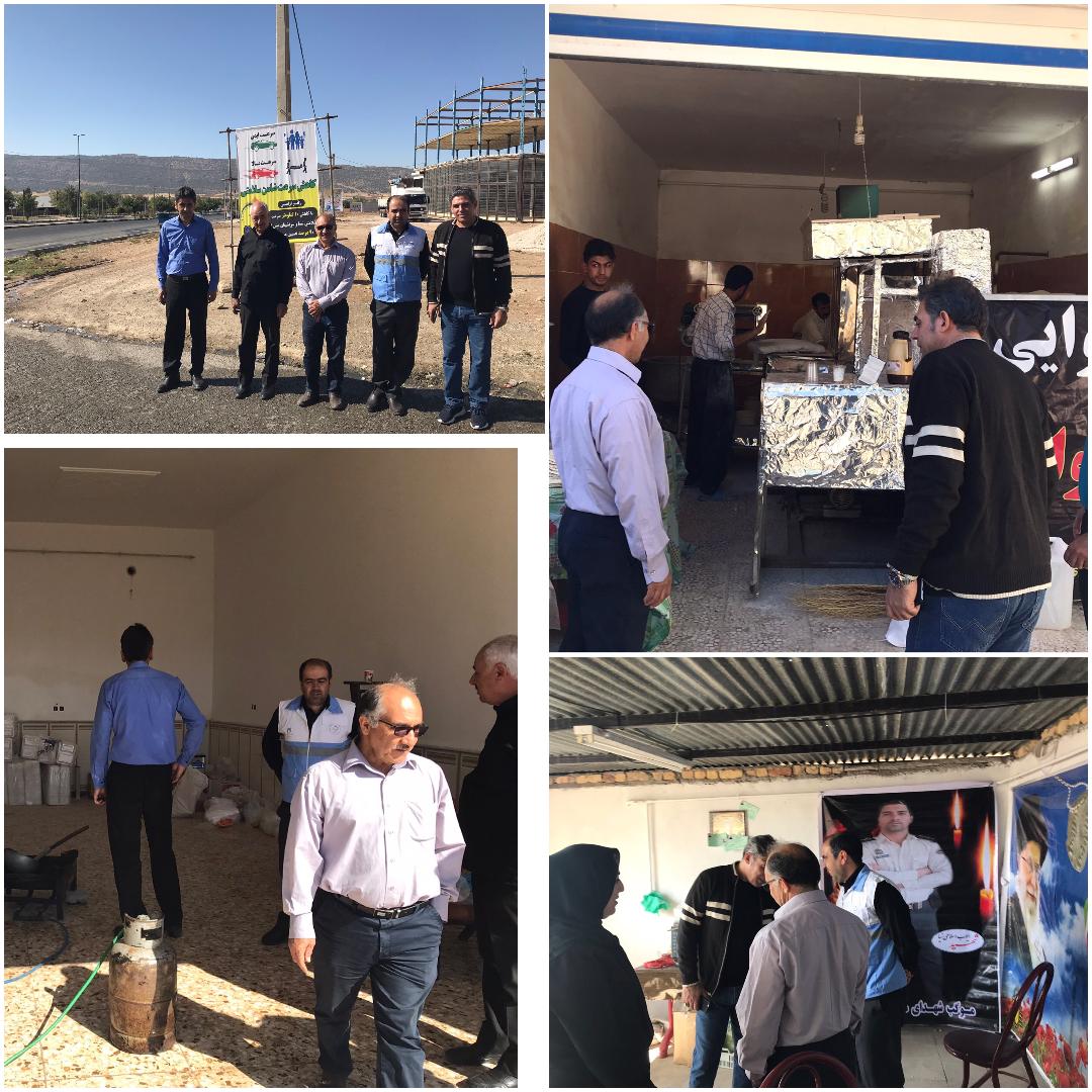 بازدید از موکب های اربعین