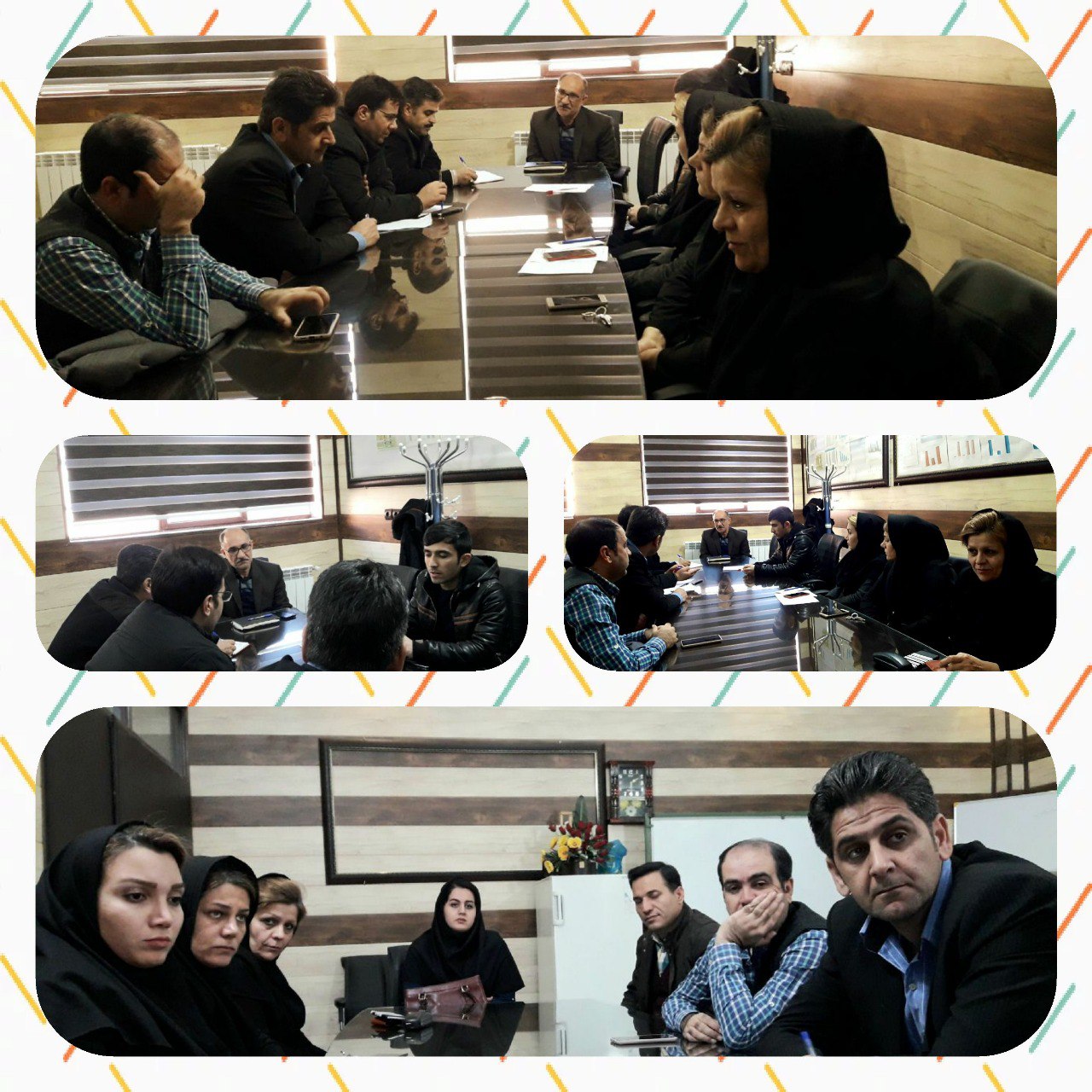 جلسه هماهنگی طرح عاری از پوسیدگی دانش اموزان پایه ششم و هفتم