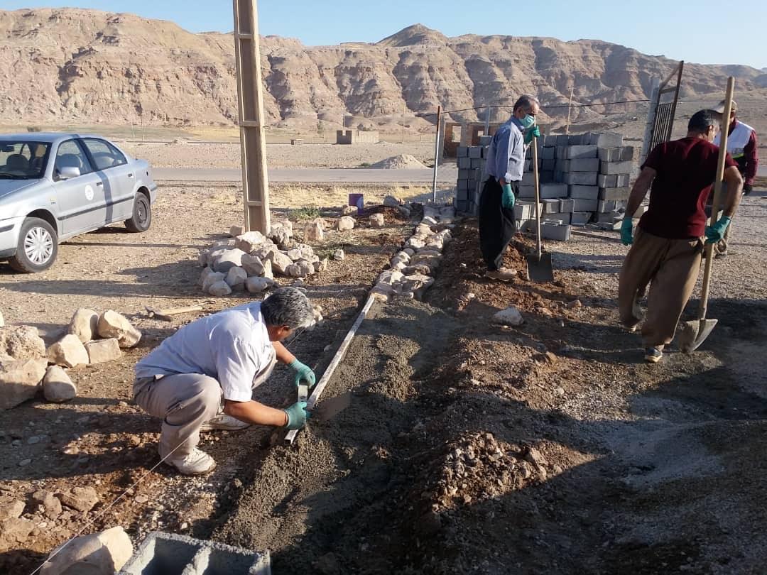 ساخت دیوار حیاط