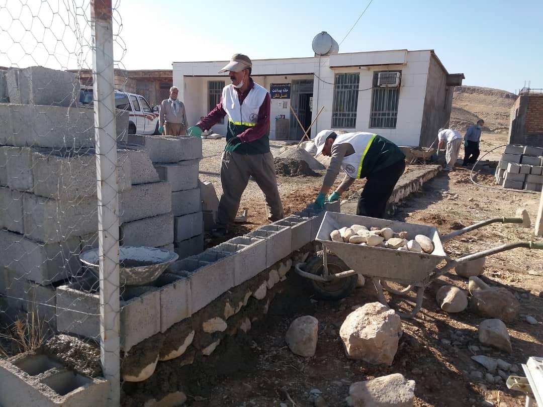 ساخت دیوار حیاط