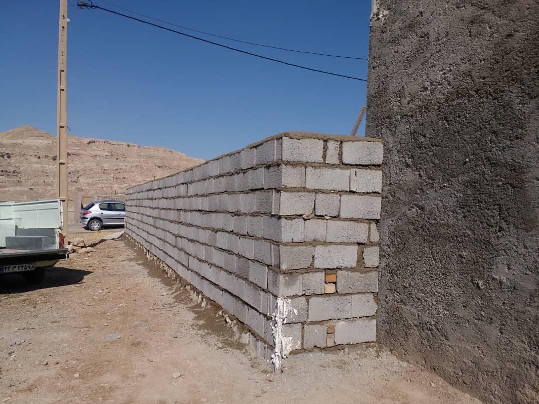 ساخت دیوار حیاط