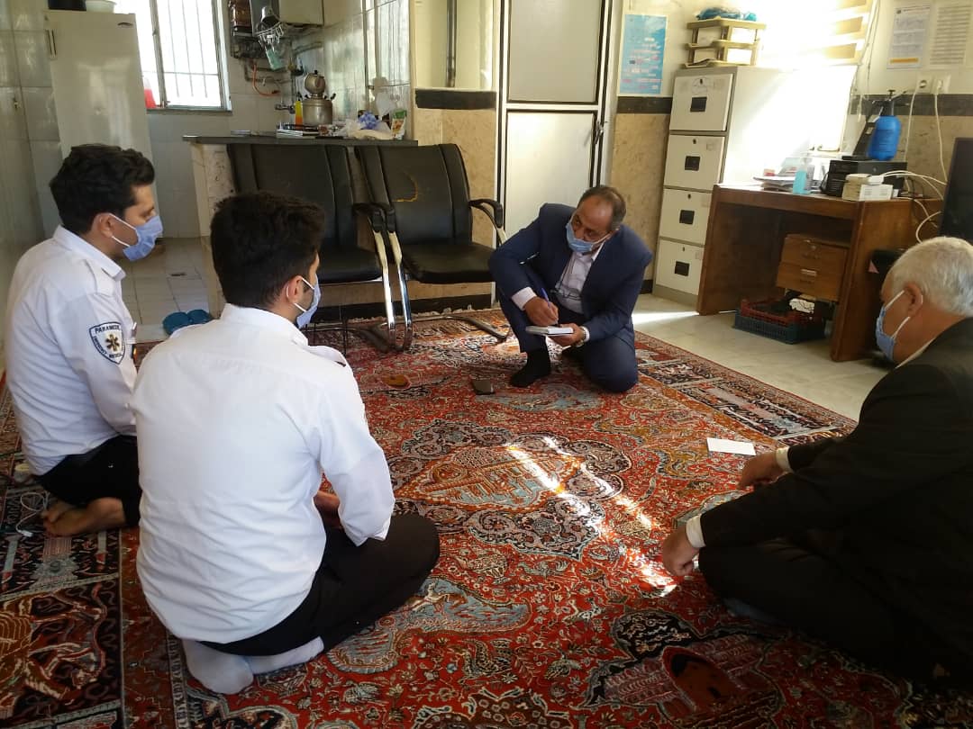 بازدید دکتر نوری از خانه بهداشت