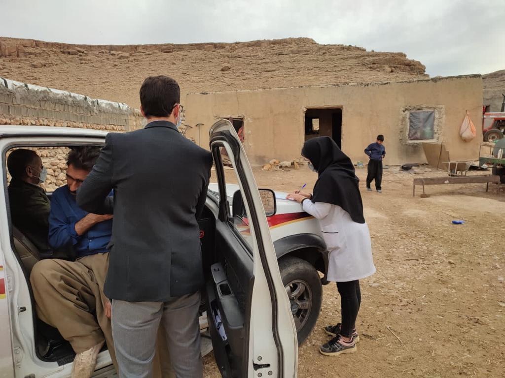 واکسیناسیون بیماری کووید19 عشایر  شهرستان گیلان غرب